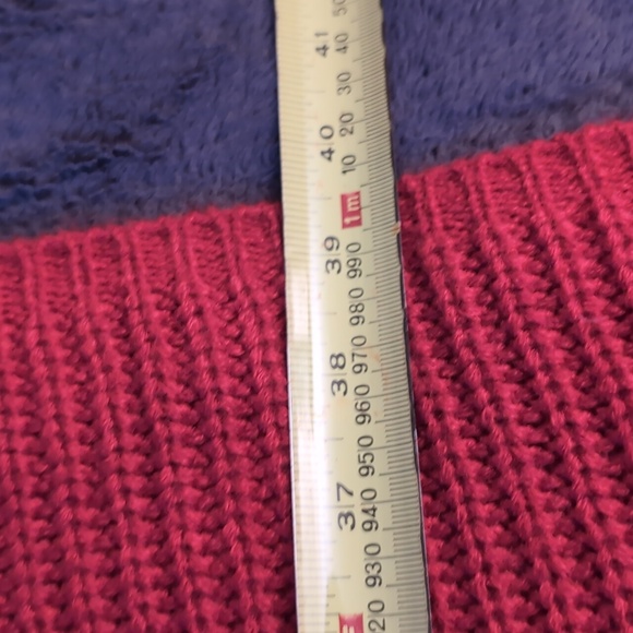 Joe Fresh| NWT Red Long Sleeve Mock Neck Midi Knit Sweater Dress - Picture 8 of 13